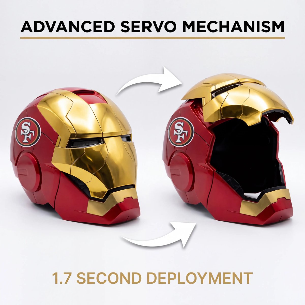 Pro Football Iron Man Helmet — Premium Collector Edition